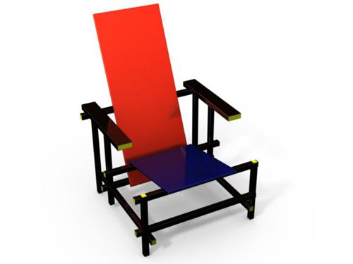 Red And Blue Chair preview image